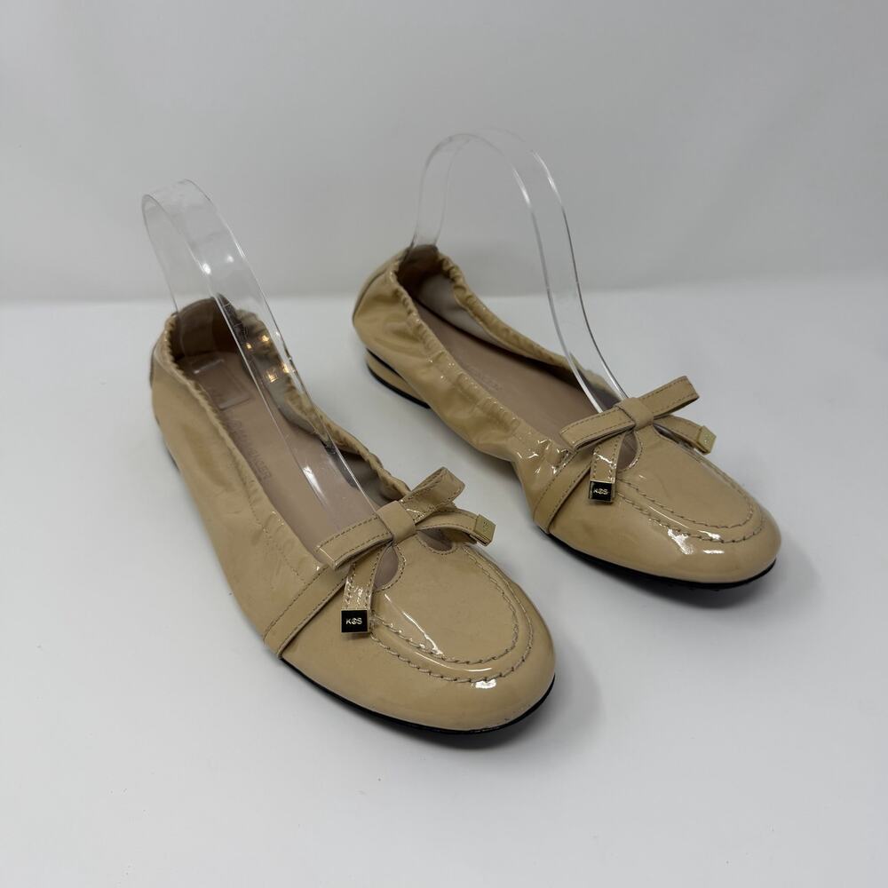 Kennel & Schmenger Nude Patent Ballet Flats Size 7